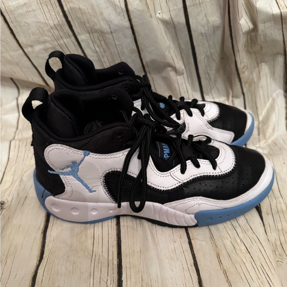 Jordan Pro RX GS Jumpman White Blue Black University Size 3 Youth CQ 9439-100